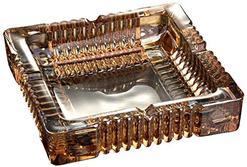 JXLBB Cenicero cuadrado cenicero cenicero cenicero hogar sala de estar grande europea mesa de café cenicero (Size : S) JXLBB Cenicero cuadrado cenicero cenicero cenicero hogar sala de estar grande europea mesa de café cenicero (Size : S)