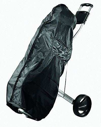 KILLAGOLF Silverline - Funda impermeable para carrito de golf (con cremallera), color negro