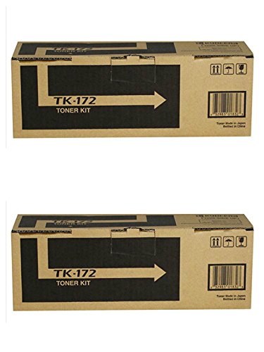 Kyocera TK-172 (TK172) Black Toner Cartridge 2-Pack for FS-1320D, FS-1370DN, P2135
