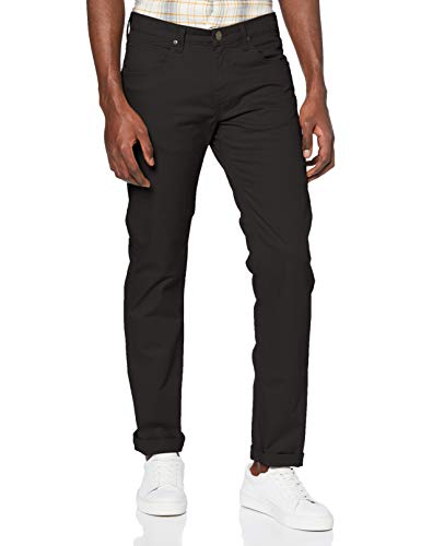 Lee 5 Pocket Pantalones, Negro (Daren Zip Fly 01), W34/L30 (Talla del Fabricante: 34/30) para Hombre