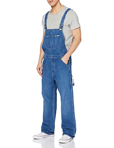 Lee Bib Petos, Azul (Vernon Light Zs), S para Hombre Lee Bib Petos, Azul (Vernon Light Zs), S para Hombre