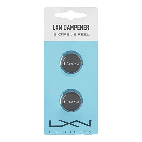 Luxilon LXN Dampener Antivibrador, para raqueta de tenis, 2 unidades, gris