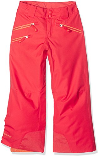 Marmot Chica Girl 's Slope Star Pant Pantalones, otoño/Invierno, niña, Color Rojo Escarlata, tamaño M