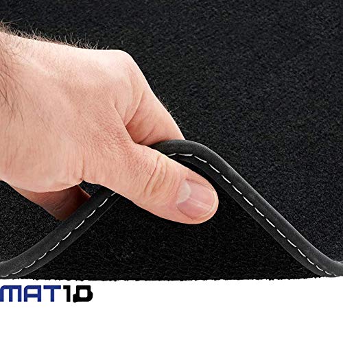 MAT10 Silver-Line: Alfombrillas para Opel Corsa D año de construcción 2006 – 10 – 2014 – 12, Terciopelo, 4 Piezas, Color Negro, Ajuste garantizado MAT10 Silver-Line: Alfombrillas para Opel Corsa D año de construcción 2006 – 10 – 2014 – 12, Terciopelo, 4 Piezas, Color Negro, Ajuste garantizado