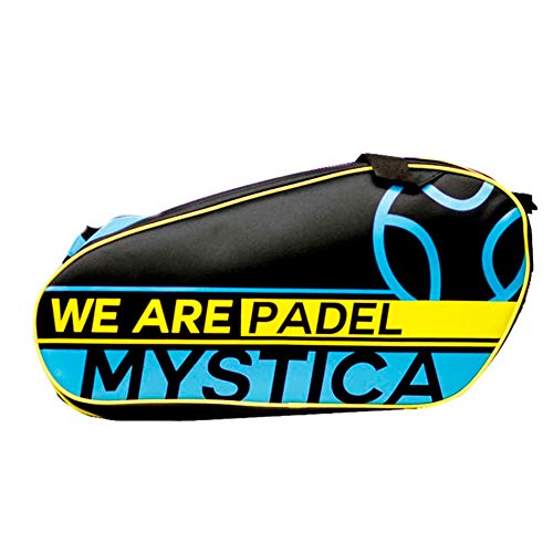 Mystica - Paletero XForce Azul para Pádel, Material Nylon Resistente, Mochila de Gran Capacidad
