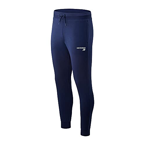 New Balance Pantalones de forro polar para hombre Nb Classic Core, Pantalones, MP03904, Pigmento, M