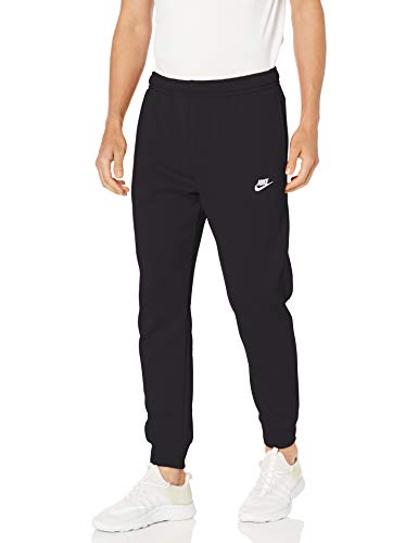 NIKE M NSW Club Jggr BB Sport Trousers, Hombre, Black/Black/White, M