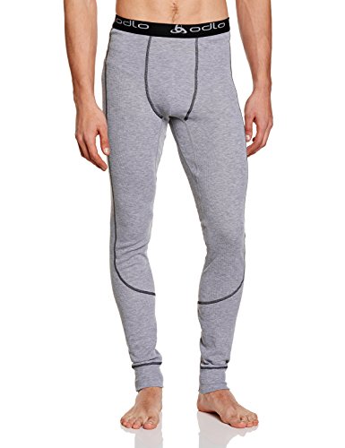 Odlo Pants Warm Trend - Pantalón Interior térmico para Hombre, Color Gris, Talla M