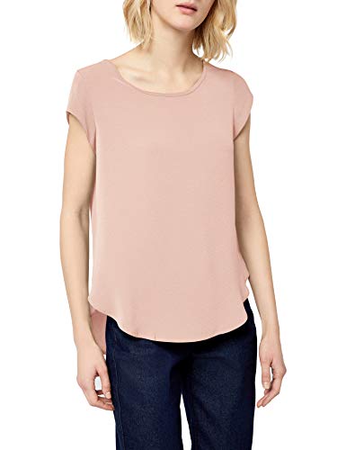 ONLY NOS Onlvic S/s Solid Top Noos Wvn, camiseta sin mangas Mujer, Rosa (Pale Mauve Pale Mauve), 40 (Talla fabricante: 40)