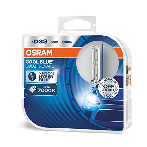 OSRAM XENARC Cool Boost D3S, HID headlamp, 66340CBB-HCB, Hyper Blue Light, 42V, 35W, Offroad-Only, duobox (2 Lamps), Set de 2