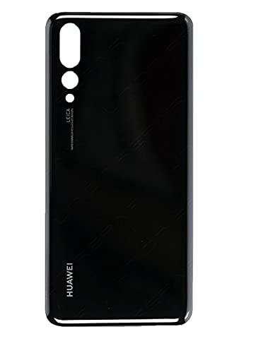 phonmatic - Tapa trasera para batería trasera Huawei P20 Pro con adhesivo y logotipo de calidad original (negro)