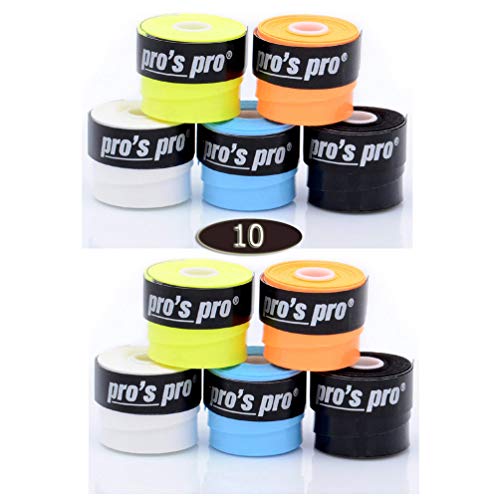 Pro 10 Overgrip Pros Super Tacky Tennis Grips Colores