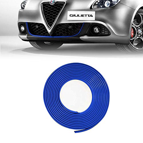 Quattroerre 31873 Perfil Azul Adhesivo para Parachoques Delantero Alfa Giulietta con Adhesivo 3M APT