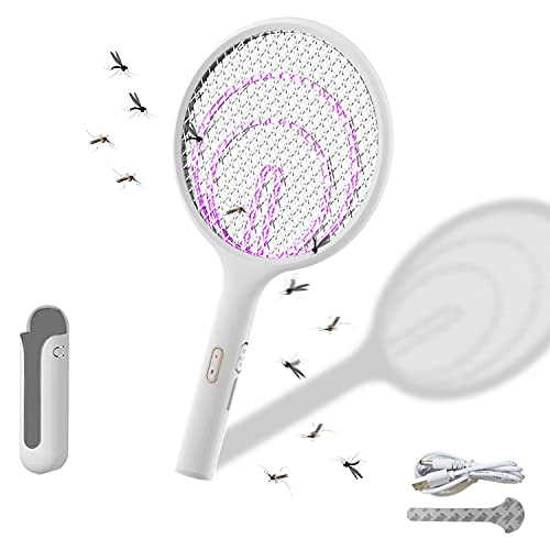 Raqueta Matamoscas Eléctrica, USB Recargable mata mosquitos electrico Con soporte pared Raqueta Mosquitos Electrica Recargable Mosquito Killer con Fortalece 3 Capas Malla Raqueta Mosquitos Raqueta Matamoscas Eléctrica, USB Recargable mata mosquitos electrico Con soporte pared Raqueta Mosquitos Electrica Recargable Mosquito Killer con Fortalece 3 Capas Malla Raqueta Mosquitos