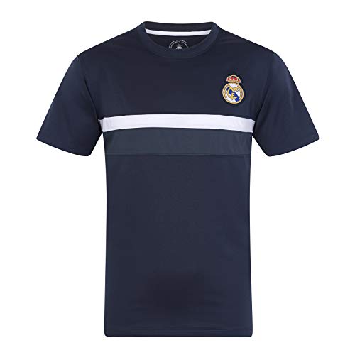 Real Madrid Camiseta Oficial Para Entrenamiento - Para Niño - Poliéster - Azul Marino - 12 Años Real Madrid Camiseta Oficial Para Entrenamiento - Para Niño - Poliéster - Azul Marino - 12 Años