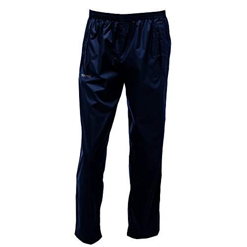 Regatta Waterproof - Pantalones para hombre, negro, M