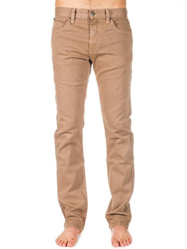RIP CURL Straight Jean-Colour Bomb - Pantalones para Hombre, Color Caqui, Talla S