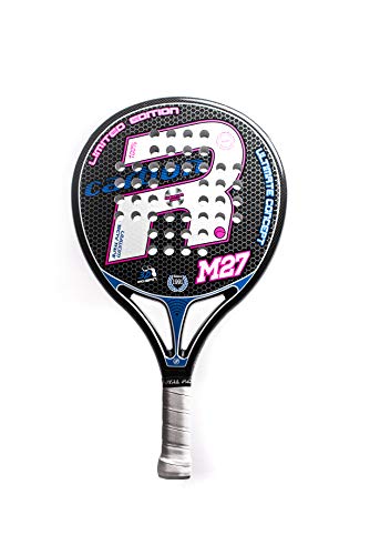 Royal Padel RP M27 Woman Edición Limitada 2019 Palas De Pádel, Adultos Unisex, Rosa/Negro/Carbono/Azul/Blanco, Talla Única