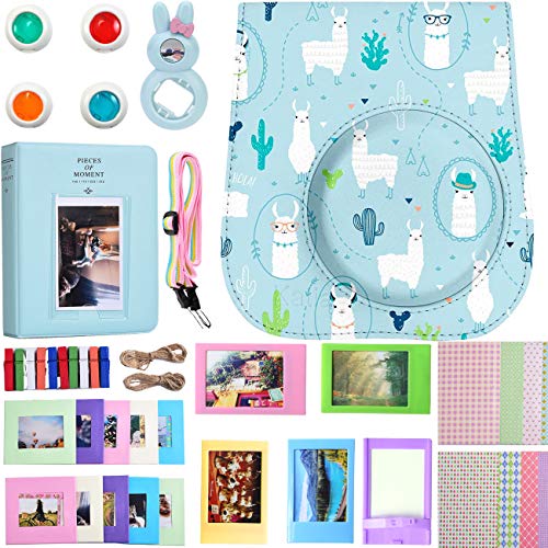 SAIKA Paquete de accesorios para fujifilm instax mini 9 8 8 y cámara con estuche, álbum, filtros, lentes, marcos y otros accesorios Alpaca SAIKA Paquete de accesorios para fujifilm instax mini 9 8 8 y cámara con estuche, álbum, filtros, lentes, marcos y otros accesorios Alpaca