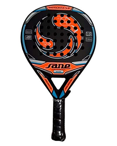 Sane Impronta 4.2 Full Carbon eva Soft Pala Pádel, Negro, no Aplica