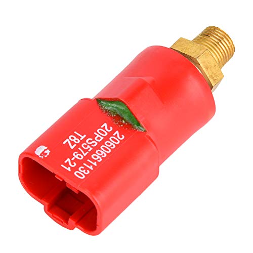 Sensor de interruptor de presión, código accesorio Accesorios de excavadora de metal Sensor de interruptor de presión (rojo)