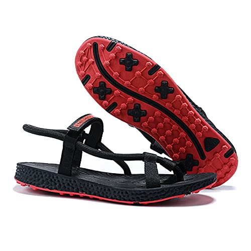 Shhyy Calzado De Golf para Mujer-Zapatos De Playa,Sandalias Y Palas De Mujer,Chanclas Y Sandalias De Piscina para Mujer,Zapatillas Y Exterior Calzado Deportivo para Mujer,Negro,36