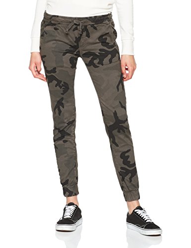Urban Classics Ladies Jogging Pants Pantalones Deportivos, Multicolor (Dark Camo 00784), XL para Mujer