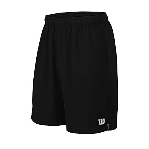Wilson Rush 9 Woven Short Tennis Shorts, Mens, Black, XL