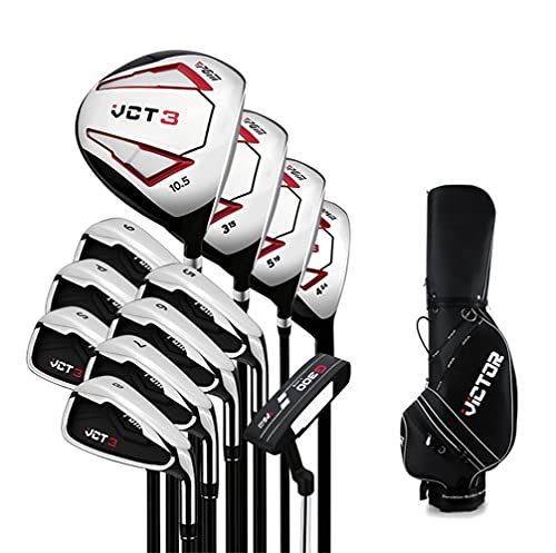 Wind Greeting Conjuntos de Golf para Hombre,Set Completo para Principiantes,12 Palos de Golf con Bolsa de Transporte,Eje de Grafito,Hombre, Mano Derecha