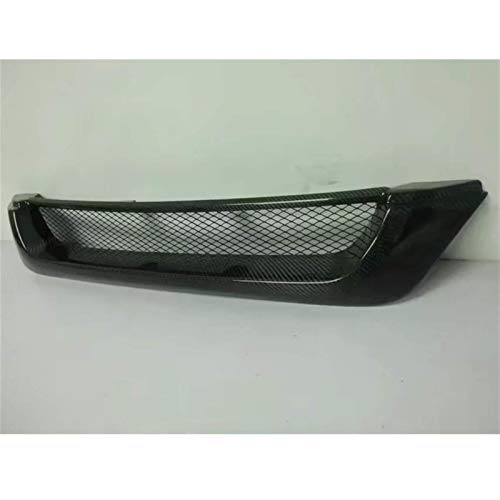 XKCCHW Accesorios para el Cuerpo Parrillas de radiador Parrilla de Coche Fibra de Carbono Real Separador de Parachoques Delantero Parrilla Decoración Spoiler para Honda CRV 2007 2008 2009 (Color: