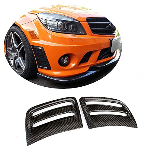 YMSHD ventilación de Parachoques Delantero Compatible con Mercedes para Benz Clase C W204 C63 Amg sedán Antes del Estiramiento Facial 2008-2011 CF Cubierta de Guardabarros de Aire paletas ex YMSHD ventilación de Parachoques Delantero Compatible con Mercedes para Benz Clase C W204 C63 Amg sedán Antes del Estiramiento Facial 2008-2011 CF Cubierta de Guardabarros de Aire paletas ex
