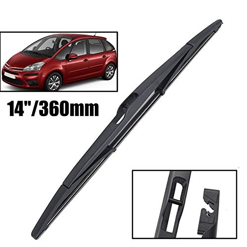 ZYDSD Limpiaparabrisas 14" Parabrisas Posterior lámina for Citroen C4 Gran Picasso / C4 Picasso 2006-2013 Parabrisas Parabrisas Ventana indiscreta