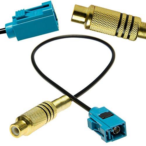 Adapter-Universe® Cinch Fakra - Cable adaptador RCA para coche para Mercedes Comand PCM 2.1 / PCM 3.0 / NTG2.5 / NTG4 y Ford Blaupunkt NX