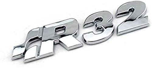 AMYD Emblemas 3D de la Parrilla Delantera del Coche, Logotipo del Enfriador de la Parrilla Delantera para Volkswagen Teramont Bora Jetta Passat, Insignia de la calcomanía de los símbolos de la pa