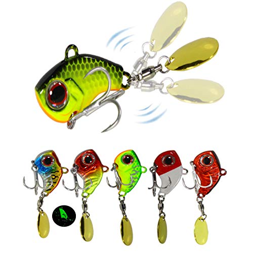 Artificial De Articulaciones De Pesca De Agudos Mini Kit De Señuelo Pesca Kit De Cebos Pesca Realistas Señuelos Pesca Set Señuelo para Pesca Spinning para La Pesca De Peces Depredadores 6 Piezas