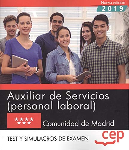 Auxiliar de servicios comunidad de madrid test y simulacros de examen