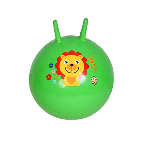BESPORTBLE Pelota saltadora con asa, pelota de gimnasia, portero, juguete para niños, niños pequeños, guardería, 55 cm (color aleatorio) BESPORTBLE Pelota saltadora con asa, pelota de gimnasia, portero, juguete para niños, niños pequeños, guardería, 55 cm (color aleatorio)
