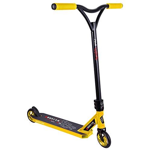 Bestial Wolf Booster B18, Scooter Pro, Manillar Negro y Tabla Color (Gold)