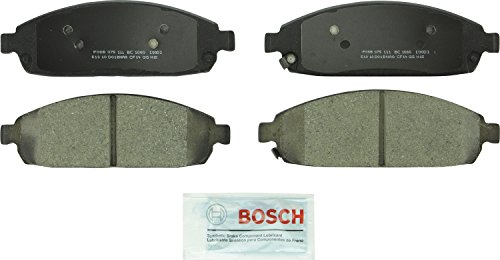 Bosch BC1080 QuietCast Juego de pastillas de freno de disco de cerámica premium para: Jeep Commander, Grand Cherokee, delantero