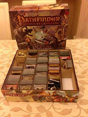 Caja organizadora de cartas Pathfinder Adventure (madera de contrachapado)
