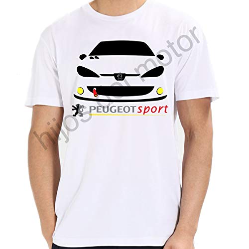 Camiseta Peugeot Sport 206 GTI (Blanco, s)