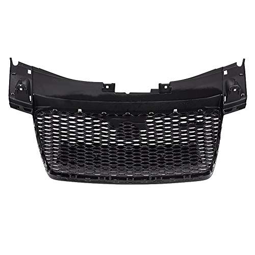 DAJIJI Parrilla Frontal, para TTRS Style Front Sport Hex Mesh Honeycomb Hood Grill Black para Audi TT/TTS 8J 2006 2007 2009 2010 2012 2012 2011 2013 2014 2014 DAJIJI Parrilla Frontal, para TTRS Style Front Sport Hex Mesh Honeycomb Hood Grill Black para Audi TT/TTS 8J 2006 2007 2009 2010 2012 2012 2011 2013 2014 2014
