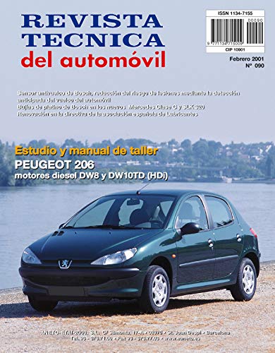Documentación técnica RTA 90 Peugeot 206 Diesel Dw 8 Y Dw 10td (Hdi)