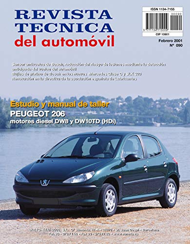 Documentación técnica RTA 90 Peugeot 206 Diesel Dw 8 Y Dw 10td (Hdi) Documentación técnica RTA 90 Peugeot 206 Diesel Dw 8 Y Dw 10td (Hdi)