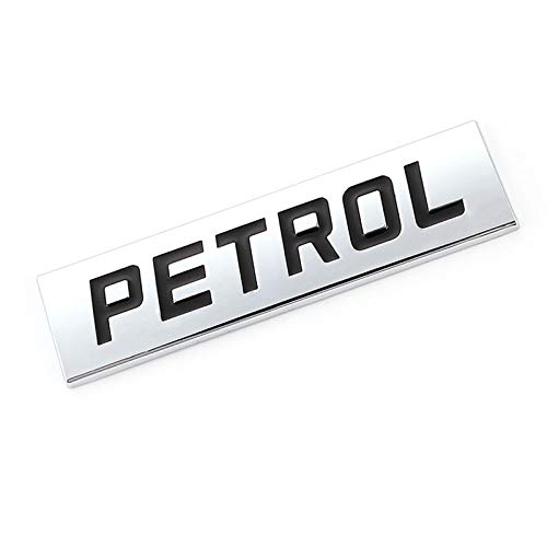 Etiqueta engomada del coche Logo de gasolina Emblema Insignia 3D Calcomanías de automóviles de metal para el asiento Opel Peugeot Coche Styling (Color Name : Gray)