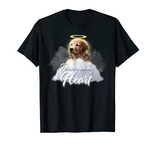 Forever in my Heart - Perro perdiguero de oro en el cielo Camiseta