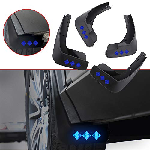 Guardabarros de Coche Para T oyota RAV4 2003-2004 Protector Contra Salpicaduras Guardabarros Delantero y Trasero 4Piezas Set Con Diamante Reflectante Pegatinas Azul Guardabarros de Coche Para T oyota RAV4 2003-2004 Protector Contra Salpicaduras Guardabarros Delantero y Trasero 4Piezas Set Con Diamante Reflectante Pegatinas Azul