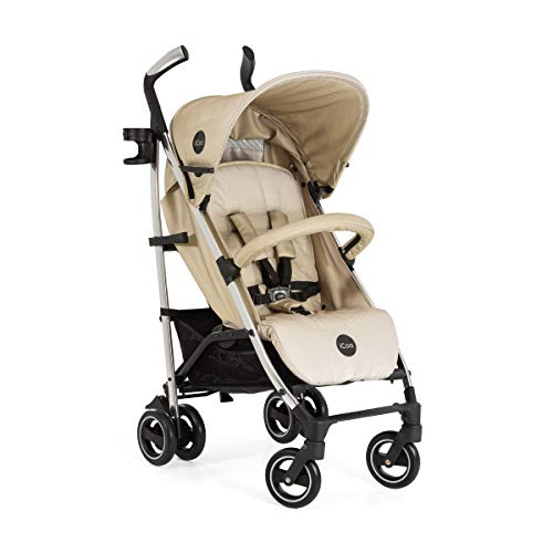 Hauck Silla de paseo de alta calidad iCOO Pace soporta hasta 25 kg con respaldo reclinable desde nacimiento, plegable y plano, ligero, chassis de aluminio, portavasos, cesta grande, beige Hauck Silla de paseo de alta calidad iCOO Pace soporta hasta 25 kg con respaldo reclinable desde nacimiento, plegable y plano, ligero, chassis de aluminio, portavasos, cesta grande, beige