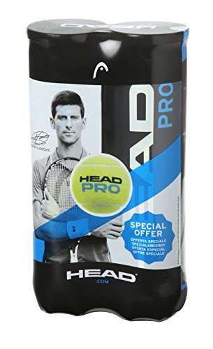 Head Pro Pelota de Tenis (8 Bolas), Unisex Adulto, Amarillo, Talla única Head Pro Pelota de Tenis (8 Bolas), Unisex Adulto, Amarillo, Talla única