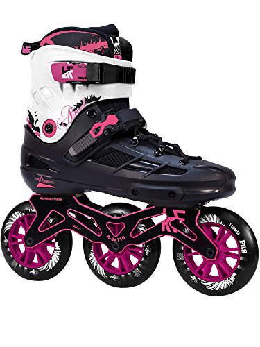 KRF The New Urban Concept Angel 3X110 Patines Enlinea de Freeskate, Infantil, Rosa, 37